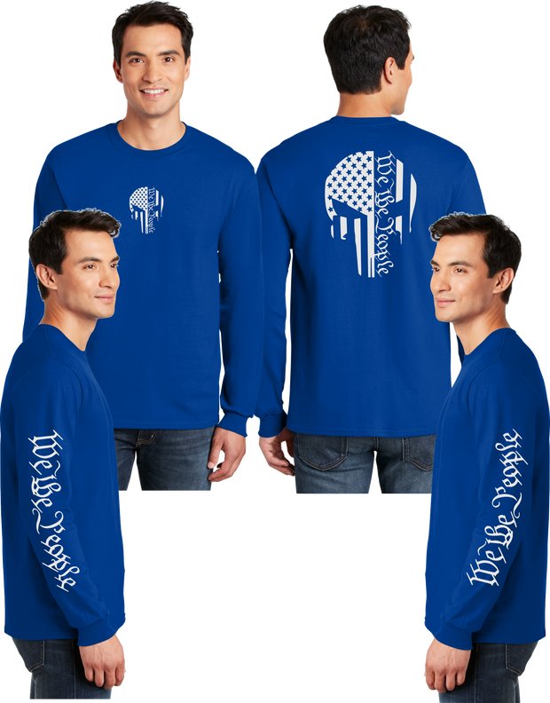 We the People (Punisher) Reflective Long Sleeve - Dry Blend