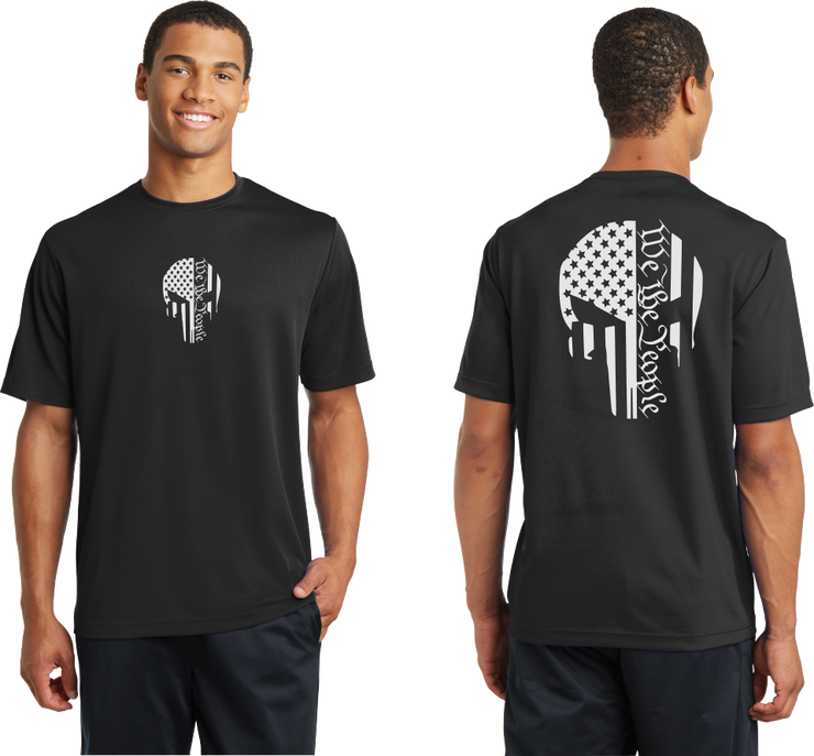 We the People Reflective Tee (Punisher) - 100% Mesh Polyester