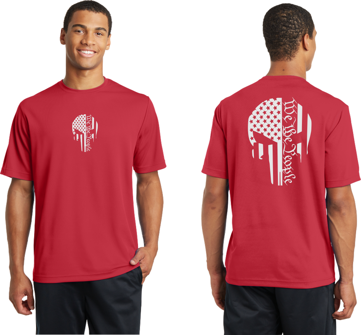 We the People Reflective Tee (Punisher) - 100% Mesh Polyester