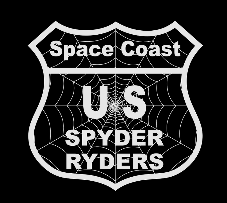 Space Coast Spyder Ryders Reflective Tee - 100% Mesh Polyester