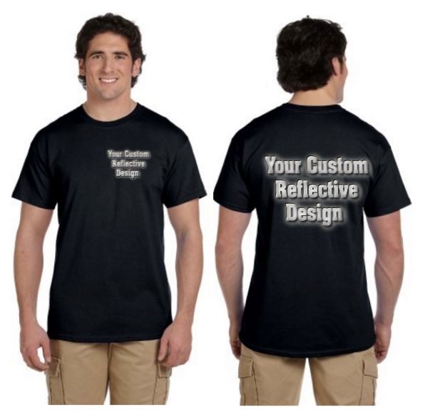 Customized Reflective Tee - 100% Cotton