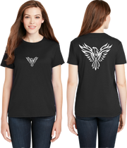 Tribal Phoenix Reflective Tee - 100% Cotton