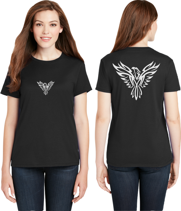 Tribal Phoenix Reflective Tee - 100% Cotton