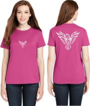 Tribal Phoenix Reflective Tee - 100% Cotton