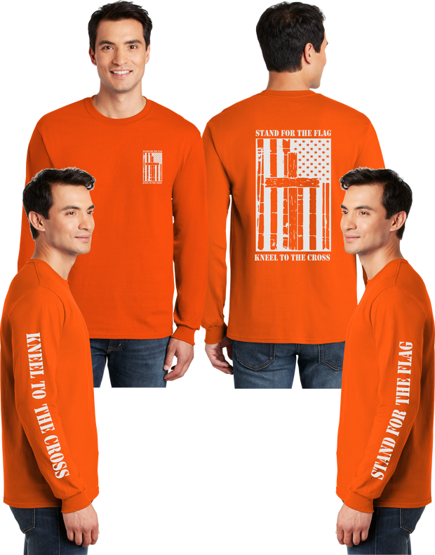 Stand For The Flag Reflective Long Sleeve - 100% Polyester