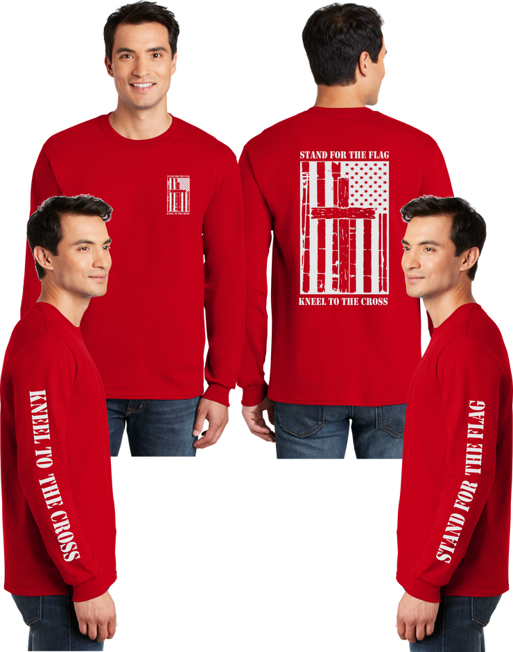 Stand For The Flag Reflective Long Sleeve - 100% Polyester