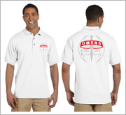 O-MENS MC Steel City. Reflective Polo Shirt