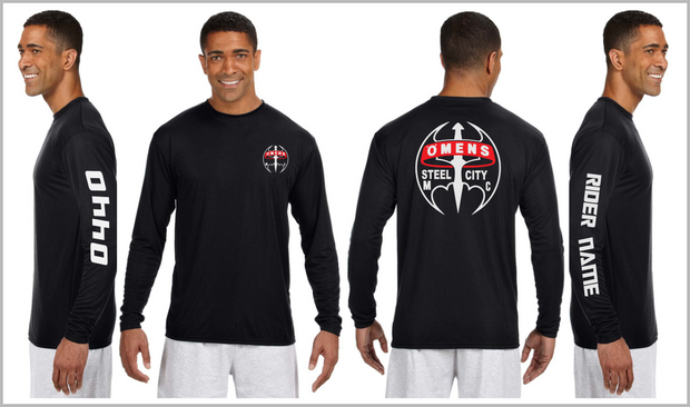 O-MENS MC Steel City Long Sleeve - 100% Polyester