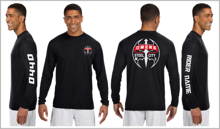 O-MENS MC Steel City Long Sleeve - 100% Polyester