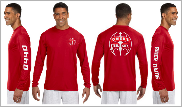 O-MENS MC Steel City Long Sleeve - 100% Polyester