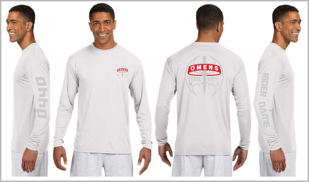 O-MENS MC Steel City Long Sleeve - 100% Polyester