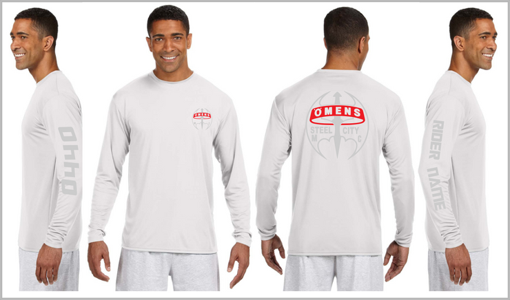 O-MENS MC Steel City Long Sleeve - 100% Polyester