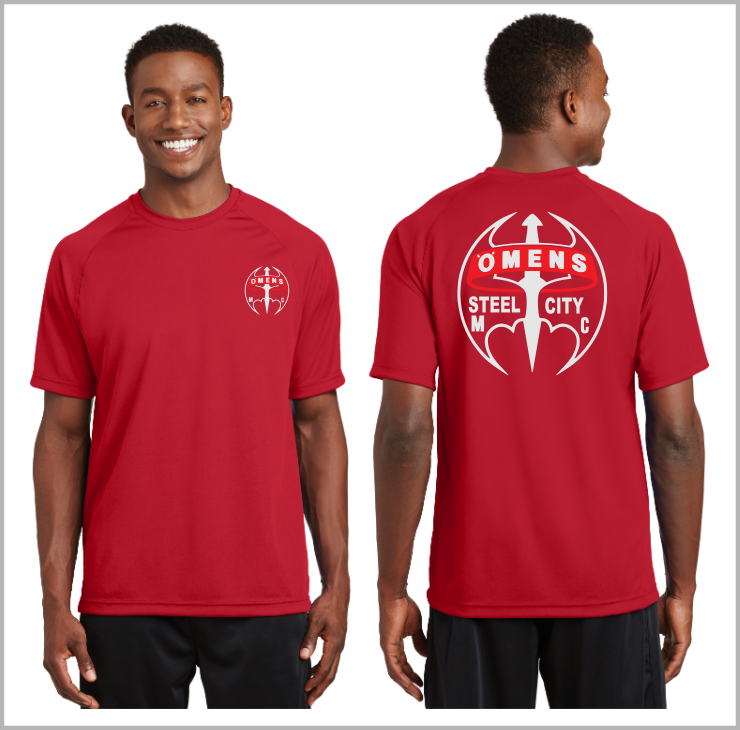 O-MENS MC Steel City. Reflective Tee - 100% Polyester