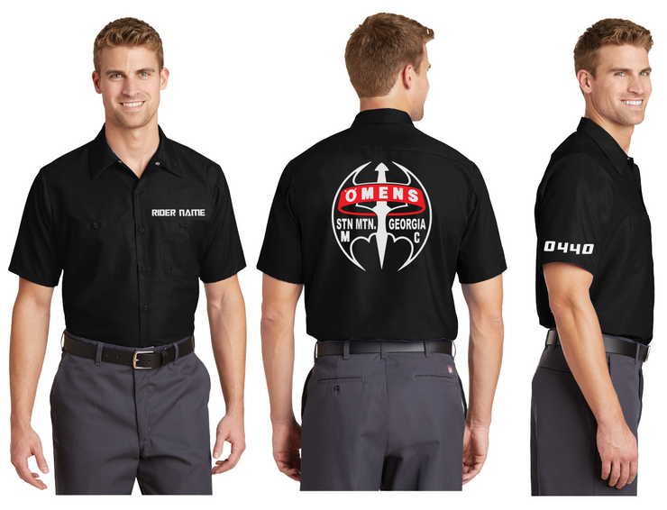 OMENS  STN. MTN Georgia - Industrial Mechanic Shirt
