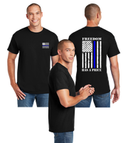 Thin Blue Line Reflective Tee - Dry Blend