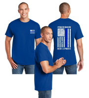 Thin Blue Line Reflective Tee - Dry Blend