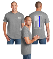 Thin Blue Line Reflective Tee - Dry Blend