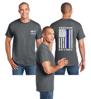 Thin Blue Line Reflective Tee - Dry Blend