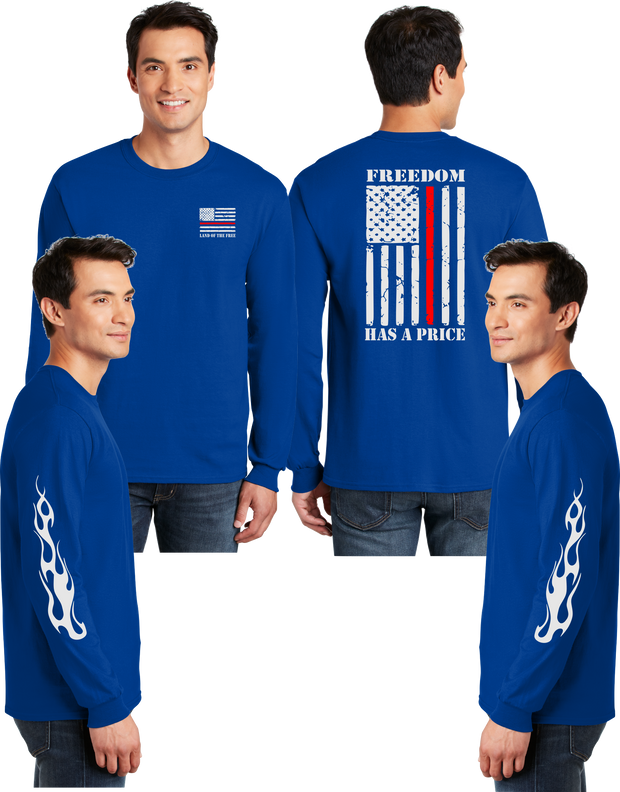 Thin Red Line Reflective Long Sleeve - Dry Blend