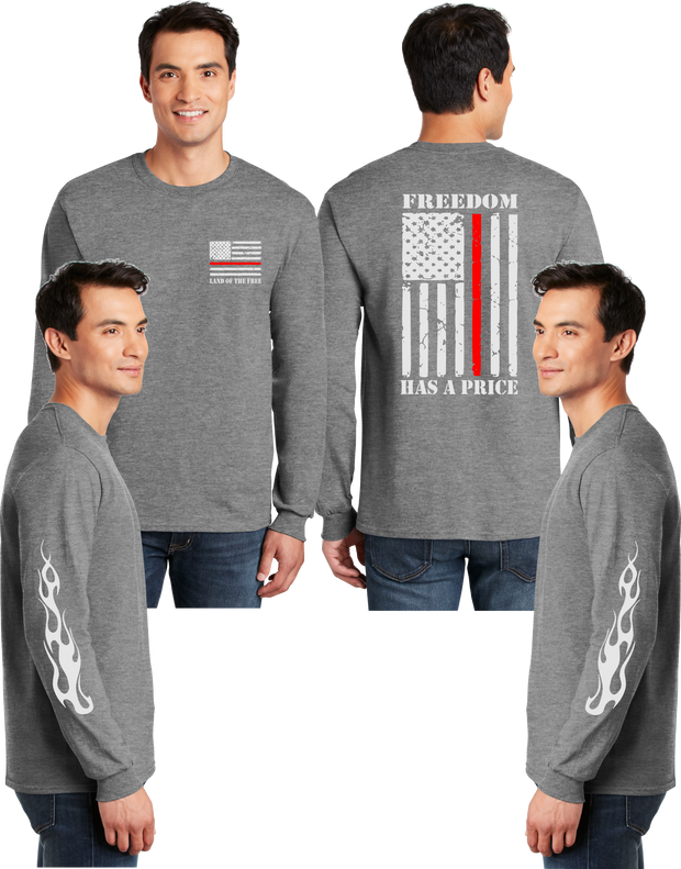 Thin Red Line Reflective Long Sleeve - Dry Blend