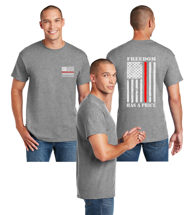 Thin Red Line Reflective Tee - Dry Blend