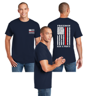 Thin Red Line Reflective Tee - Dry Blend