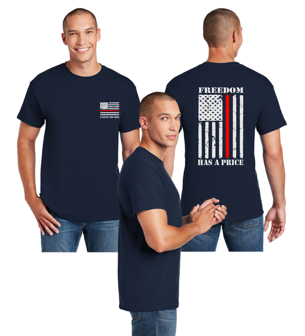 Thin Red Line Reflective Tee - Dry Blend