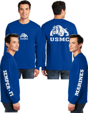 USMC Devil Dog Reflective Long Sleeve - 100% Cotton