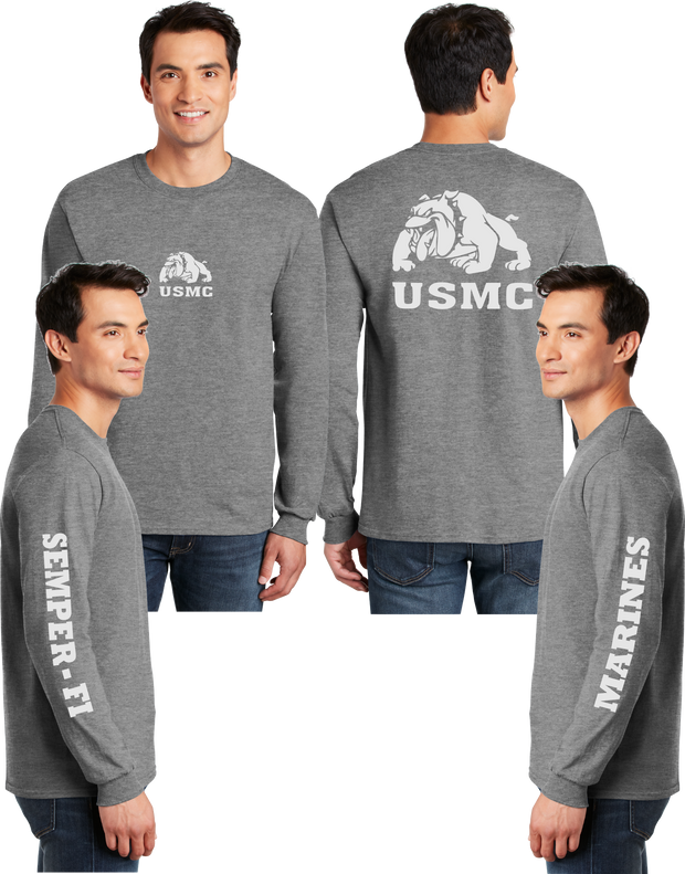 USMC Devil Dog Reflective Long Sleeve - Dry Blend