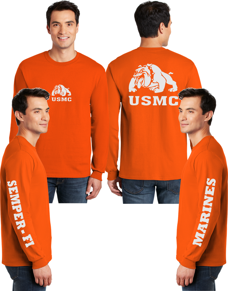 USMC Devil Dog Reflective Long Sleeve - 100% Polyester