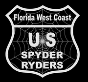 Florida West Coast - US Spyder Ryders - Women's Reflective V-Neck Tee - 100% Polyester