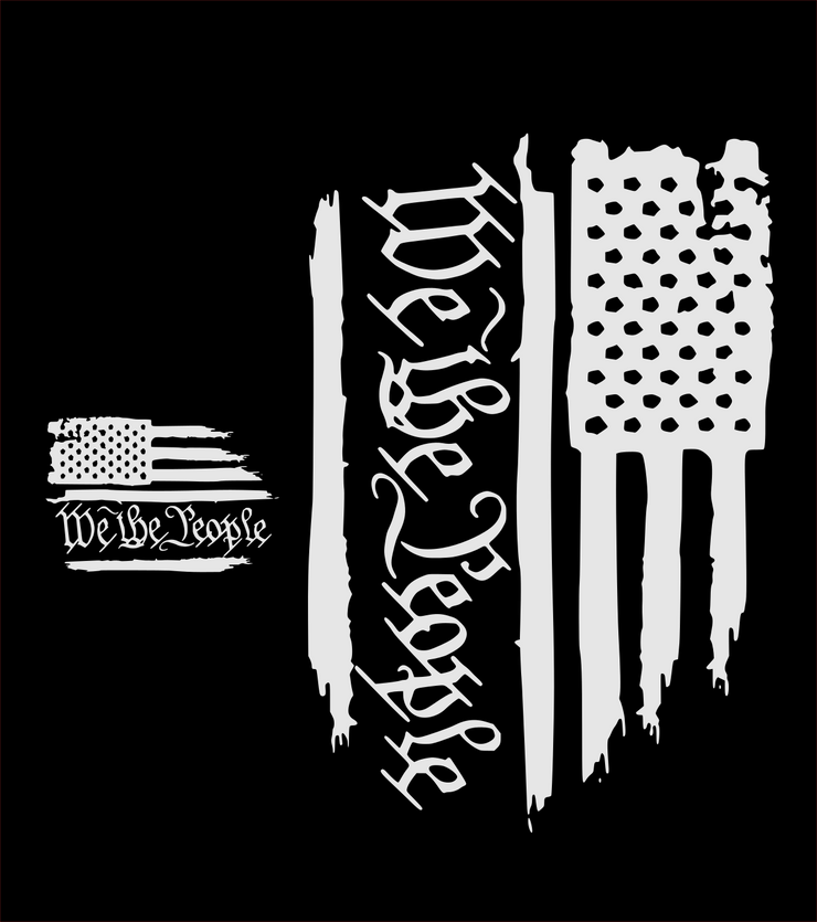 We the People - Reflective Tee - Dry Blend