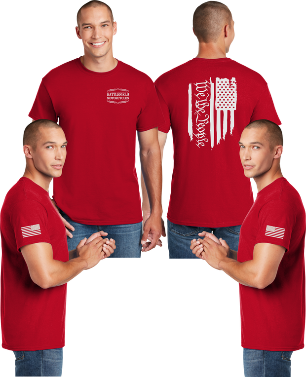 Battlefield We the People - Flag - Reflective Tee - Dry Blend