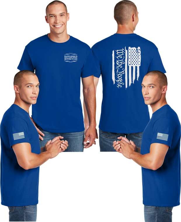 Battlefield We the People - Flag - Reflective Tee - Dry Blend