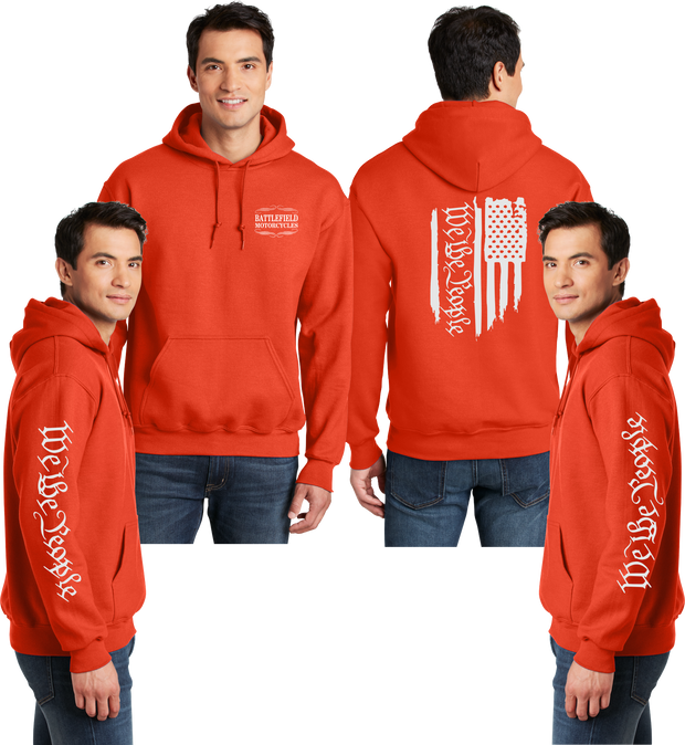 Battlefield We the People - Flag- Reflective Pullover Hoodie