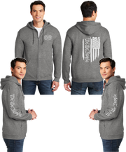Battlefield We the People - Flag - Reflective Zippered Hoodie