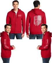 Battlefield We the People - Flag - Reflective Zippered Hoodie