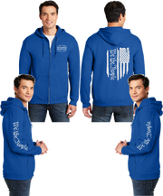 Battlefield We the People - Flag - Reflective Zippered Hoodie