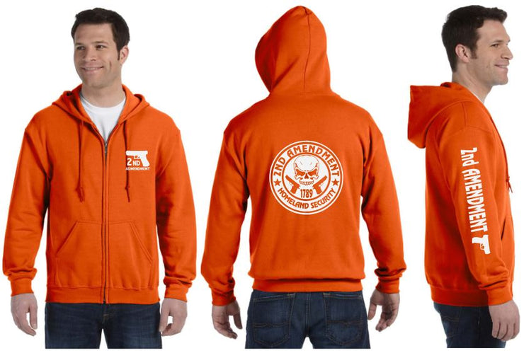 2nd Amendment Reflective Hoodie - Zippered